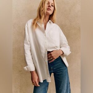 Sezane Max Shirt Casual White - Size 0